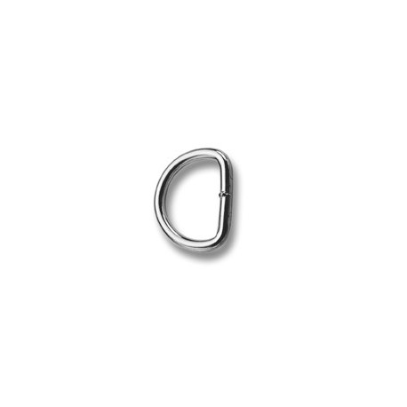 Saddlery D-rings 8 - 4239900 - (non-welded) - nickled - 1000pcs/box