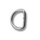 Saddlery D-rings 12 - 4240101- (welded) - nickel plated - 500pcs/box