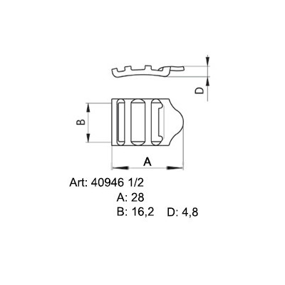 Sedlářské přezky 16 - 412300 - niklované - 1000ks/krabice