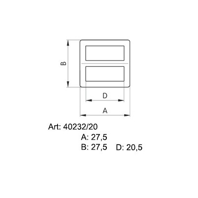 Saddlery Buckles without pins 20,5 - 4508500 - nickled - 500pcs/box