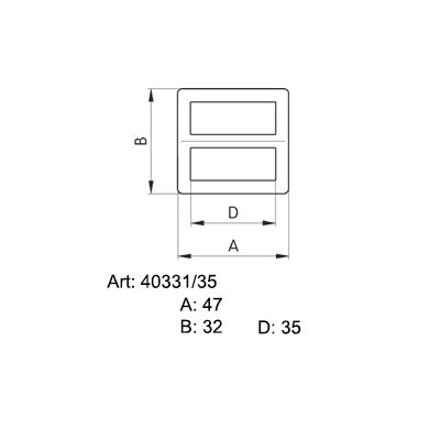 Saddlery Buckles without pins 35 - 4211100 - nickled - 500pcs/box