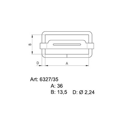 Sedlářské průvlečné přezky - 408200 - niklované - 1000ks/krabice