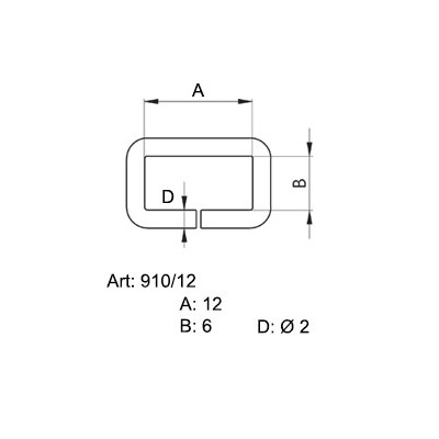 Sedlářské vsuvky 12 - 4500300 - niklované - 1000ks/krabice