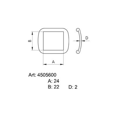 Sedlářské rámky - 4505600 - niklované - 200ks/krabice
