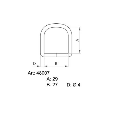 Sedlářské rámky - 4800700 - niklované - 200ks/krabice