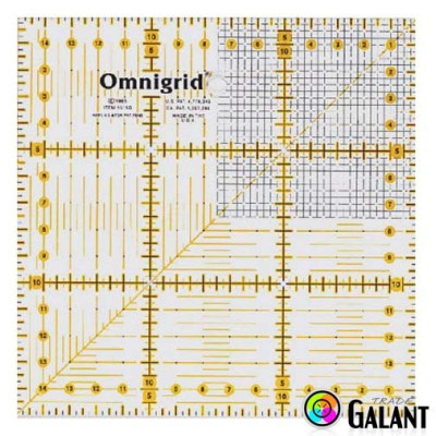 Universal ruler with grid (Omnigrid-Prym) 15 x 15cm - 1pcs