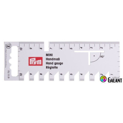 Měřítko ruční MINI (Prym) - 11,5 x 4 cm - 1ks