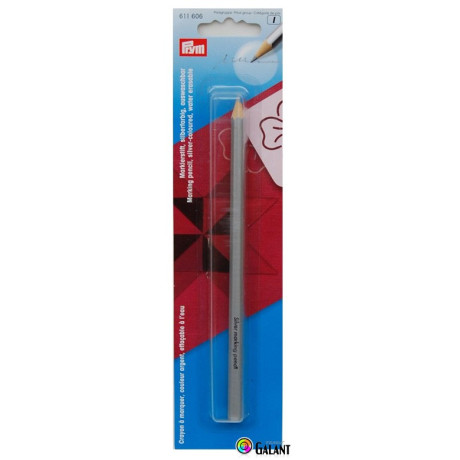 Silver marking pencil (Prym) - 1pcs/card