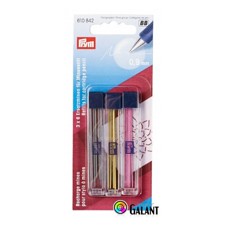 Refills coloured for 610840 (Prym) - 1pcs/card