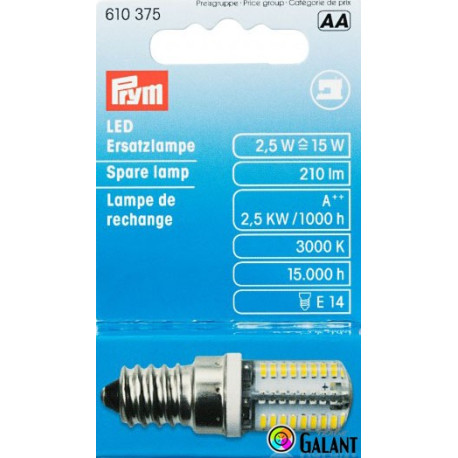 Žárovka LED náhradní do šicích strojů - závit (Prym) - 1ks