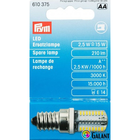LED spare lamp for sew.mach. - screw fitting (Prym) - 1pcs