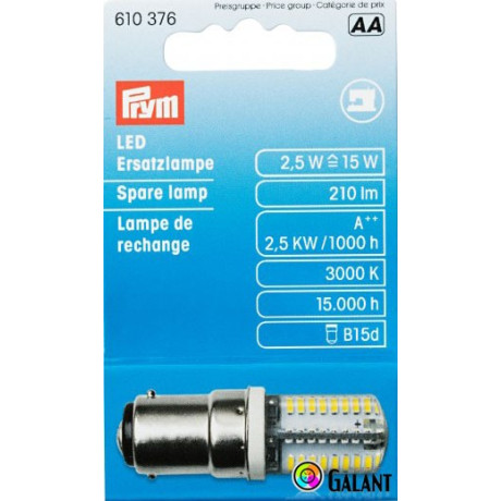 LED spare lamp for sew.mach. - bayonet lock - 1pcs