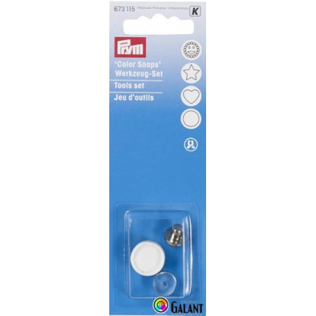 Přípravky nýtovací pro Color Snaps 12,4mm (Prym) - 1set/karta