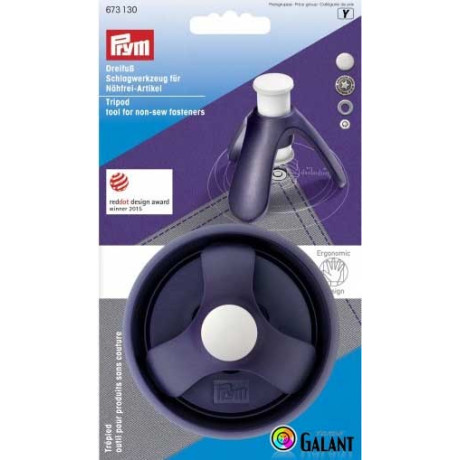Přípravek na narážení patentů Trojnožka (Prym) - 1ks/karta