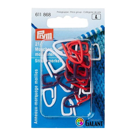 Stitch markers (Prym) - 21pcs/card