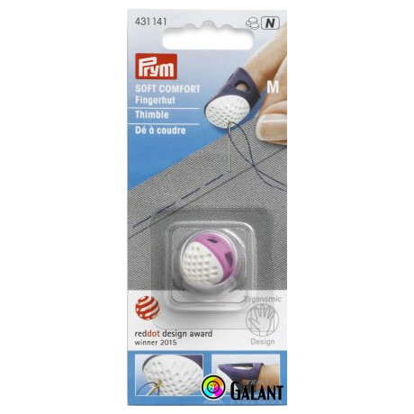 Náprstek plastový ergonomický - vel. M (Prym) - 1ks/karta