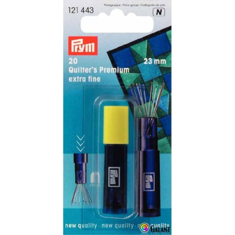 Quilting needles extra fine (Prym) - 20ks/card