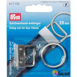 Clasp set for key ribbon 25 mm (Prym) - 1pc