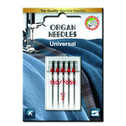 Strojové jehly ORGAN UNIVERSAL 130/705H - 60 - 5ks/plastová krabička/card