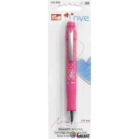 Cartridge pencil 0,9 mm PRYM LOVE (Prym) - pink - 1pc/card