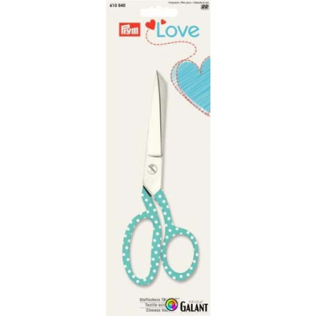 Textile scissors 18 cm PRYM LOVE (Prym) - 1pc/card