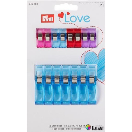 Fabric clips 2,6+5,5 cm PRYM LOVE