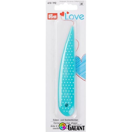 Corner and edge shaper PRYM LOVE (Prym) - turquoise - 1pc/card