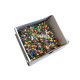 Plastic Head Pins 33x0,60mm c. assort - 1000pcs/box