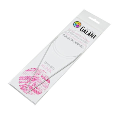 Pletací jehlice kruhové (kruhová) - aluminiové - 80cm - 2,00mm - 1ks/sáček