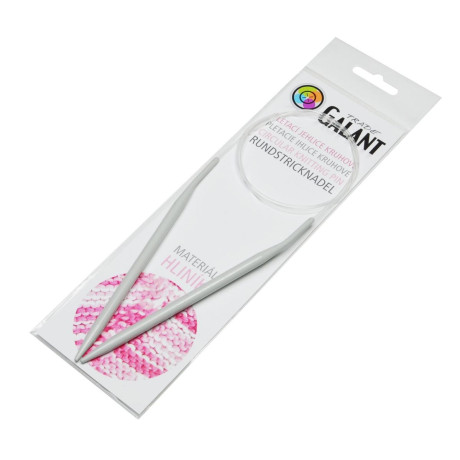 Aluminium Knitting needles - circular 80cm - 6,00mm - 1pcs/polybag