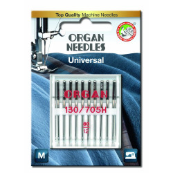 Machine Needles ORGAN UNIVERSAL 130/705 H - 80 - 10pcs/plastic box/card
