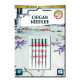 Machine Needles ORGAN EMBROIDERY 130/705H - 75 - 5pcs/plastic box/card