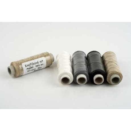 Linen threads (TEX40x3) - 50m/spool