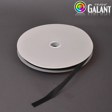 Suchý zip 16mm - barva: 170 (černá) - háček - 25m/kolo