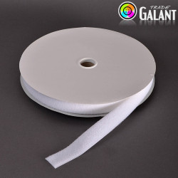 Velcro 30mm - colour: 990 (white) - Loops  - 25m/roll
