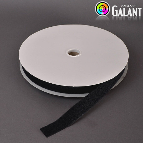 Suchý zip 30mm - barva: 170 (černá) - smyčka - 25m/kolo