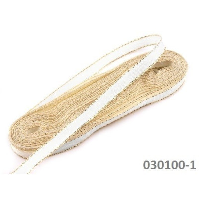 Taffeta Ribbon with Lurex  (117 240 401), 40mm - 10m/bunch