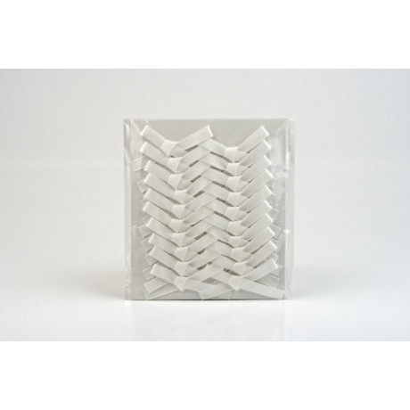 Weddin bows white - 20pcs/card