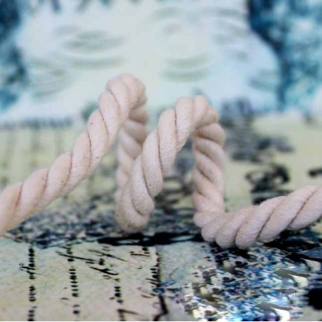 Satin twisted cord BA (8 451 253 72) - Ecru - 7,2 mm - 25m/bunch