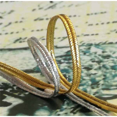 Metallic soutache braid (8 811 159 09) 2,0mm - 50m/spool