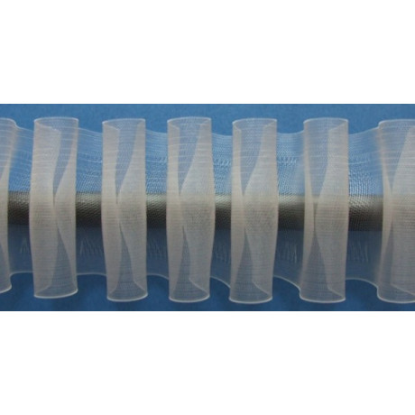 Curtain tape slide-on 8 197 845 80 - c. transparent - 80mm - 50m/reel