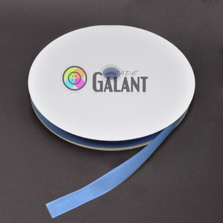 Suchý zip 20mm - barva: 030 (nebesky modrá) - háček - 25m/kolo