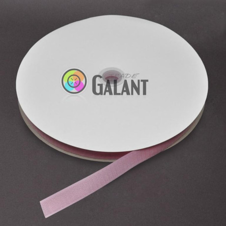 Suchý zip 20mm - barva: 040 (růžová) - háček - 25m/kolo