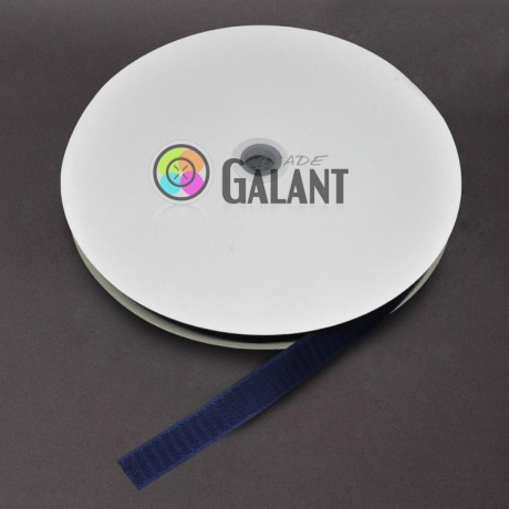 Suchý zip 20mm - barva: 180 (námořnicky modrá) - háček - 25m/kolo