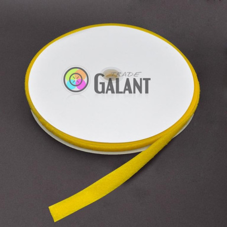 Suchý zip 20mm - barva: 050 (žlutá) - smyčka - 25m/kolo