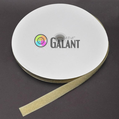 Suchý zip 20mm - barva: 061 (béžová) - smyčka - 25m/kolo