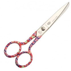 Dressmakers shears RAINBOW - roseblue pattern - 12,5 cm