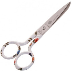 Dressmakers shears RAINBOW - white with aster - 12,5 cm