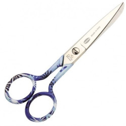 Dressmakers shears RAINBOW - blue blooms - 15 cm