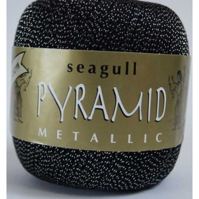 Háčkovací příze Pyramid  (Maxi) metalizovaná - 100g